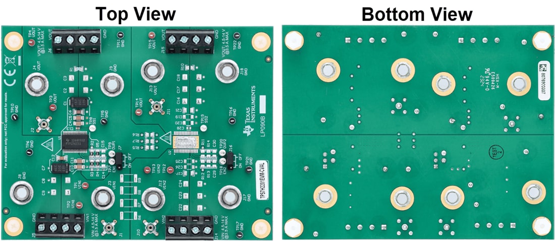 Mechanical Drawing - Texas Instruments TPS7H2211EVM eFuse Evaluation Module (EVM) Mechanical Drawing - Texas Instruments TPS7H2211EVM eFuse Evaluation Module (EVM)